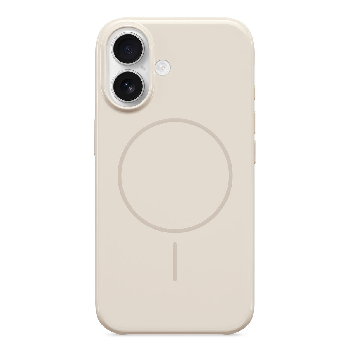 Close-up of Beats iPhone 16 Case with MagSafe in Summit Stone