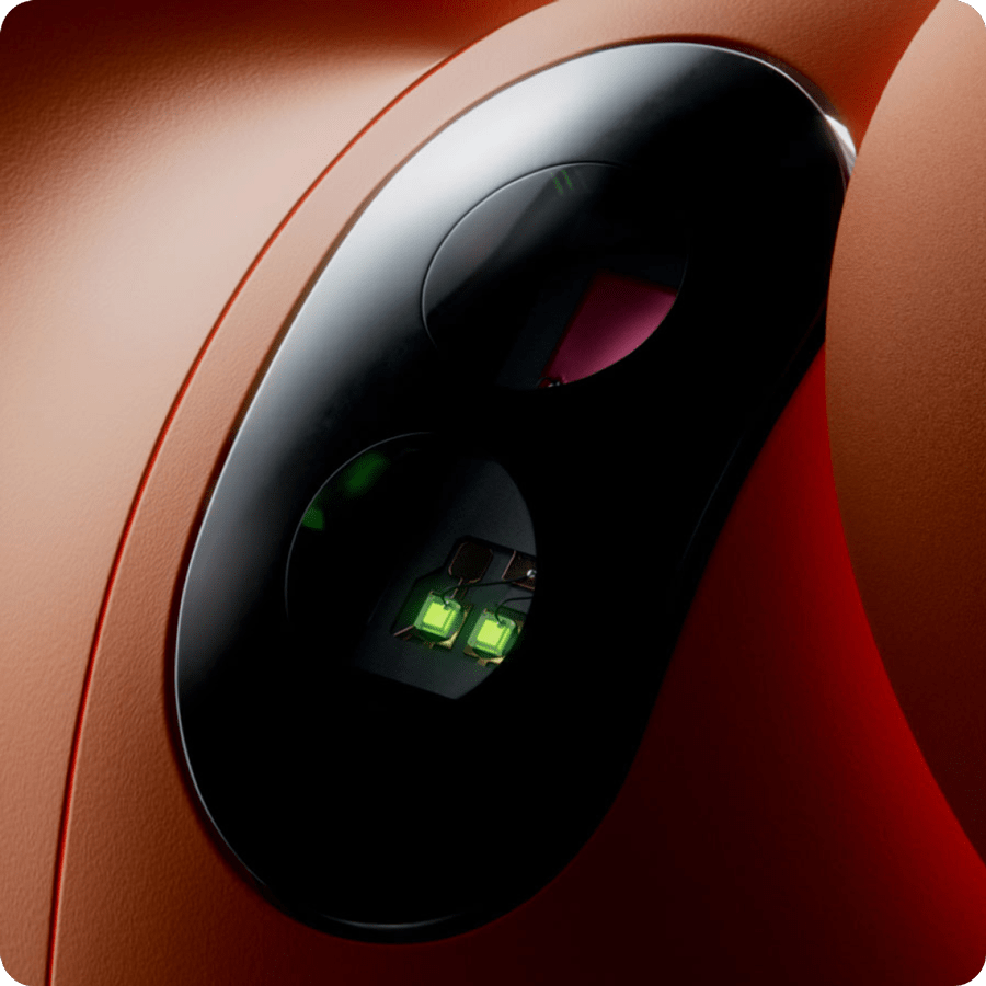 heart-rate monitor’s optical sensor with a pulse