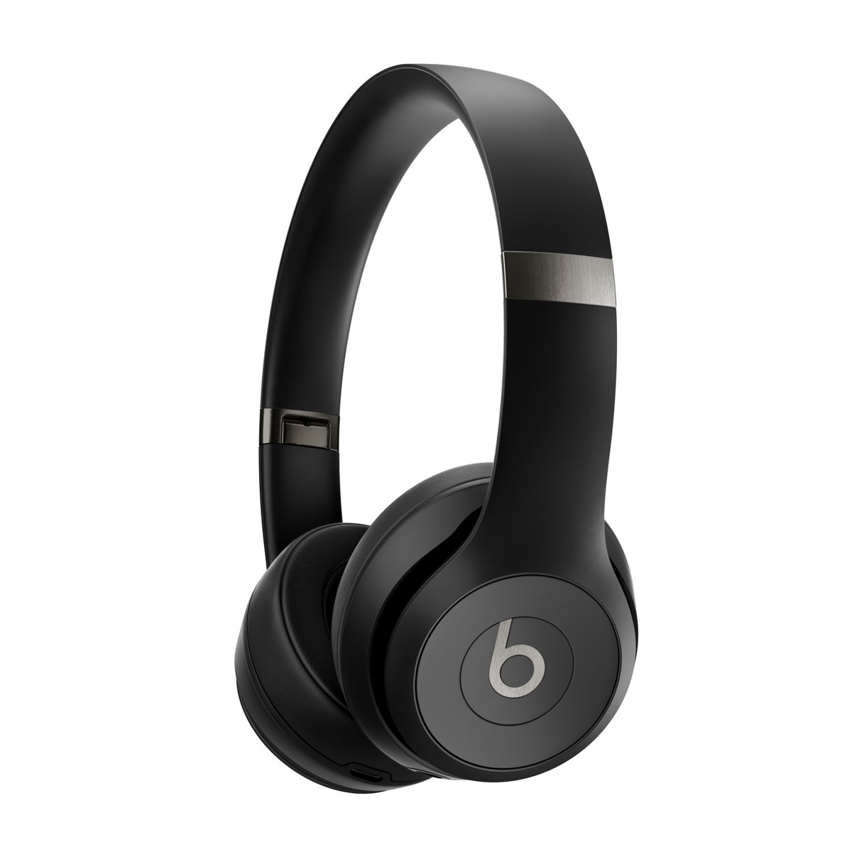 Close-up of Beats Solo 4 in Matt Black